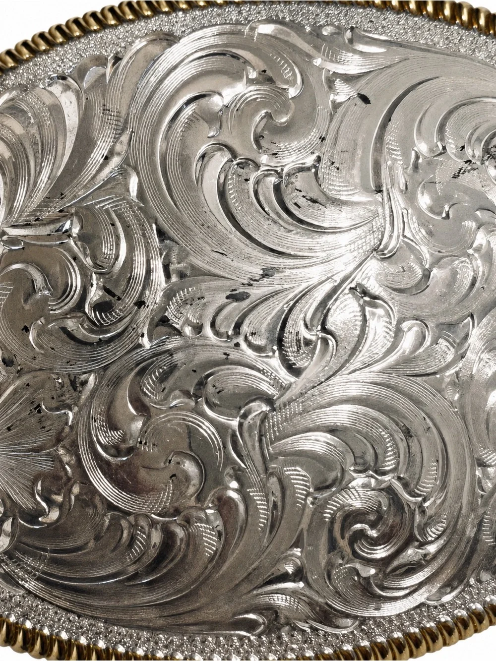 Vintage Montana Silversmiths Western Belt Buckle — Circa 1980s–1990s